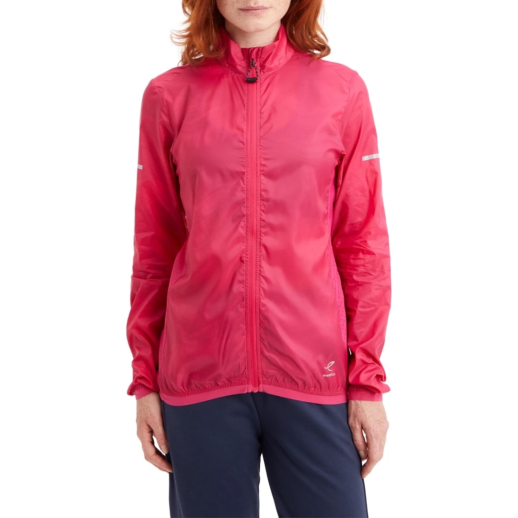 ENERGETICS Jessi V Women's Running Jacket - Allover Print/red 1 ENERGETICS Jessi V Women's Running Jacket - Allover Print/red