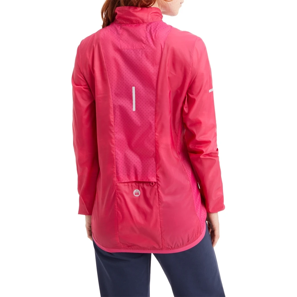 ENERGETICS Jessi V Women's Running Jacket - Allover Print/red 2 ENERGETICS Jessi V Women's Running Jacket - Allover Print/red - Image 2