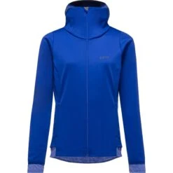 GOREWEAR R3 GORE® WINDSTOPPER® Thermo Women's Hoodie - Ultramarine Blue BL00