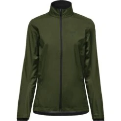 GOREWEAR R3 Women Partial Gore-Tex Infinium Jacket - Utility Green BH00