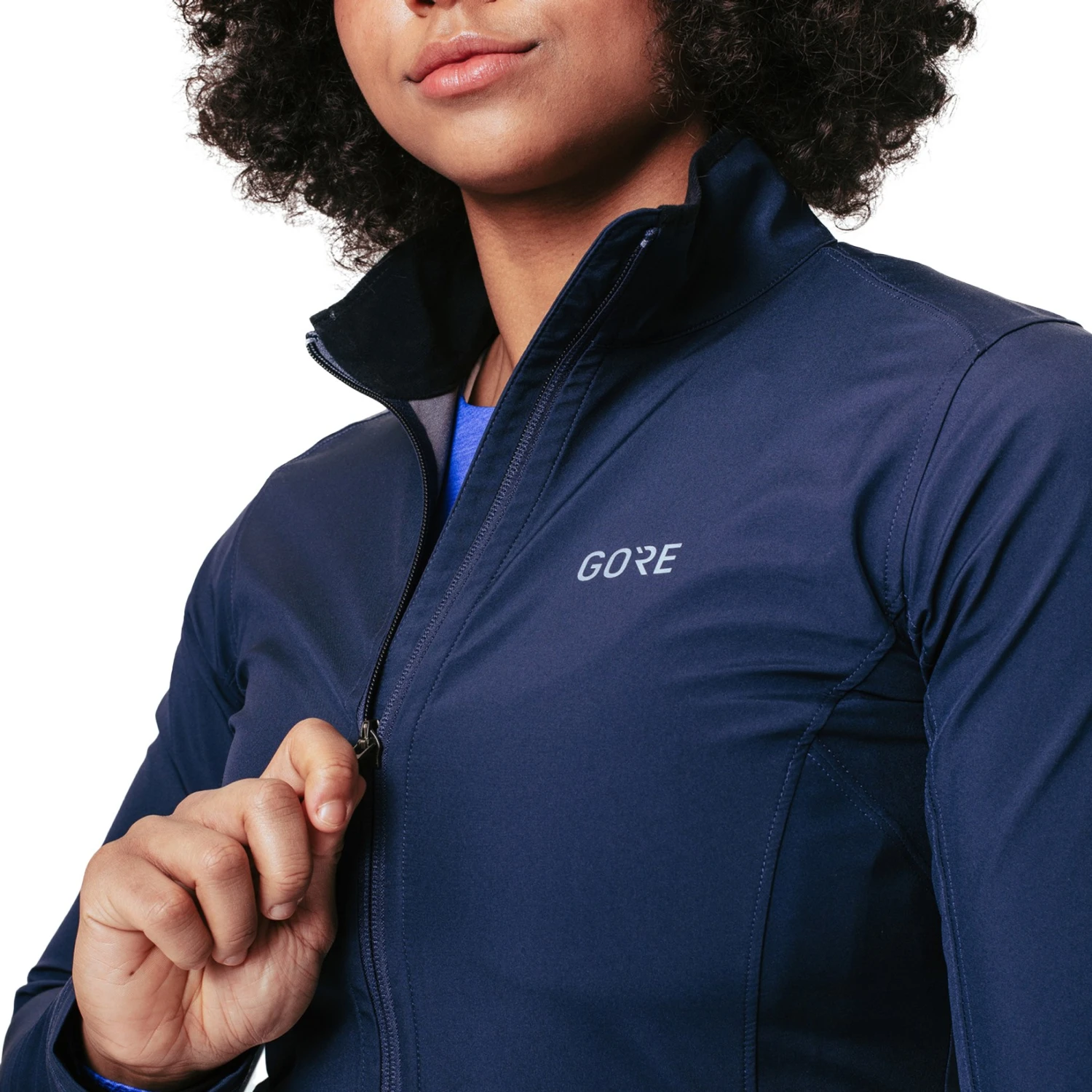 GOREWEAR R3 Women Partial Gore-Tex Infinium Jacket - Utility Green BH00 6 GOREWEAR R3 Women Partial Gore-Tex Infinium Jacket - Utility Green BH00 - Image 6