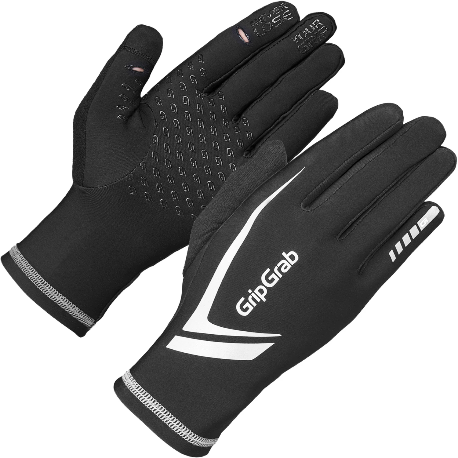 GripGrab Running Expert Winter Touchscreen Gloves - Black 1 GripGrab Running Expert Winter Touchscreen Gloves - Black