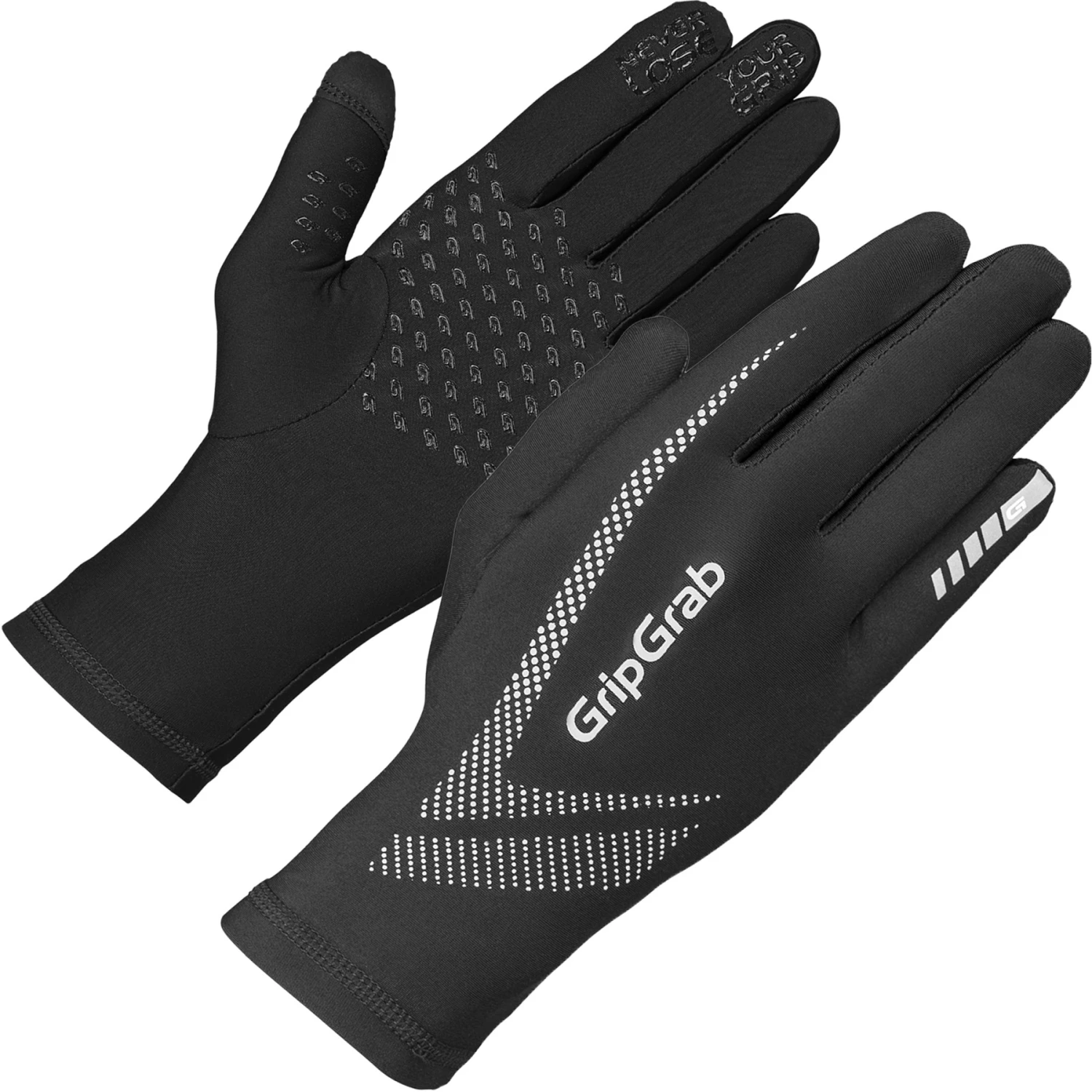 GripGrab Running UltraLight Touchscreen Gloves - Black 1 GripGrab Running UltraLight Touchscreen Gloves - Black
