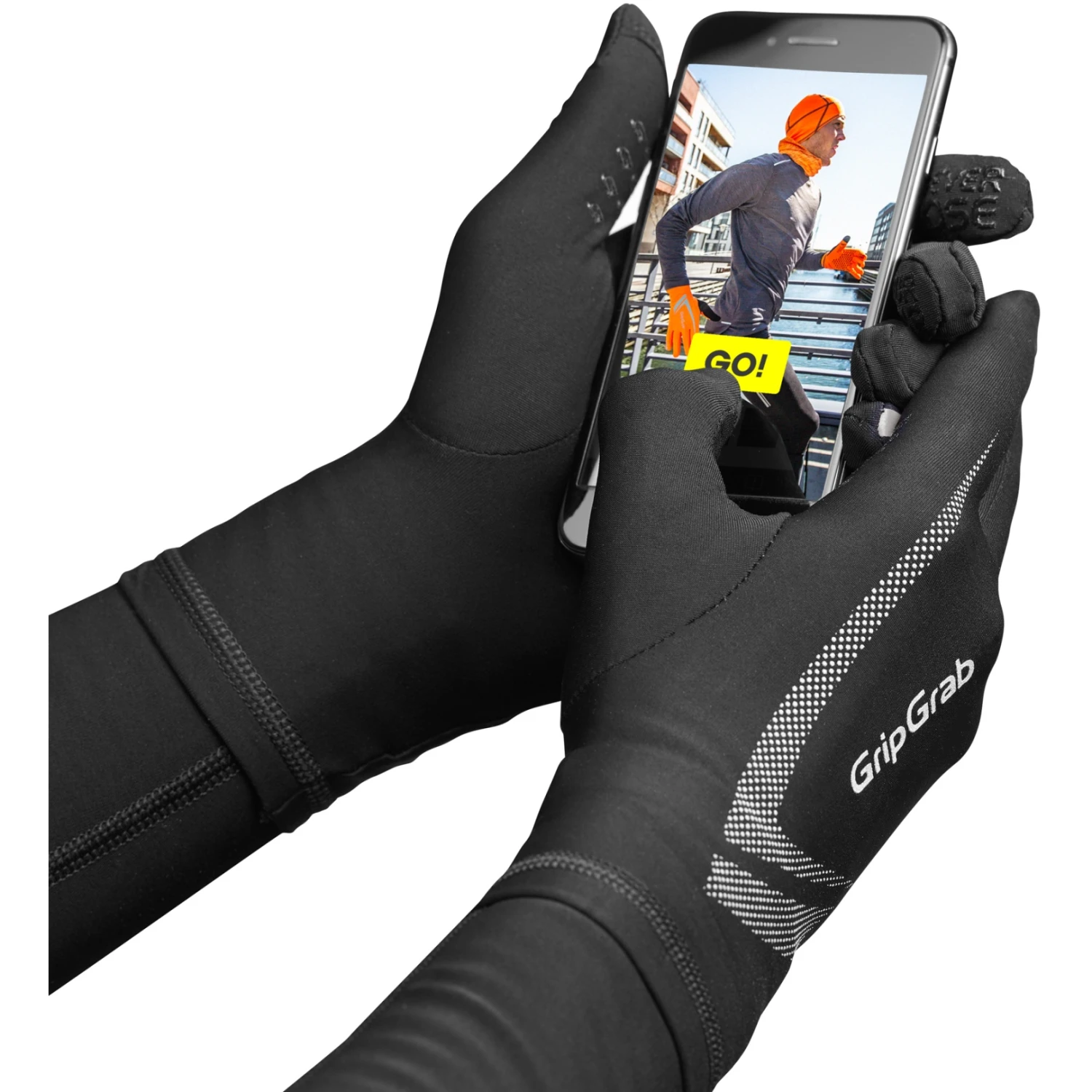 GripGrab Running UltraLight Touchscreen Gloves - Black 3 GripGrab Running UltraLight Touchscreen Gloves - Black - Image 3