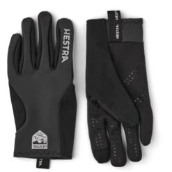 Hestra Runners All Weather - 5 Finger Running Gloves - Dark Grey