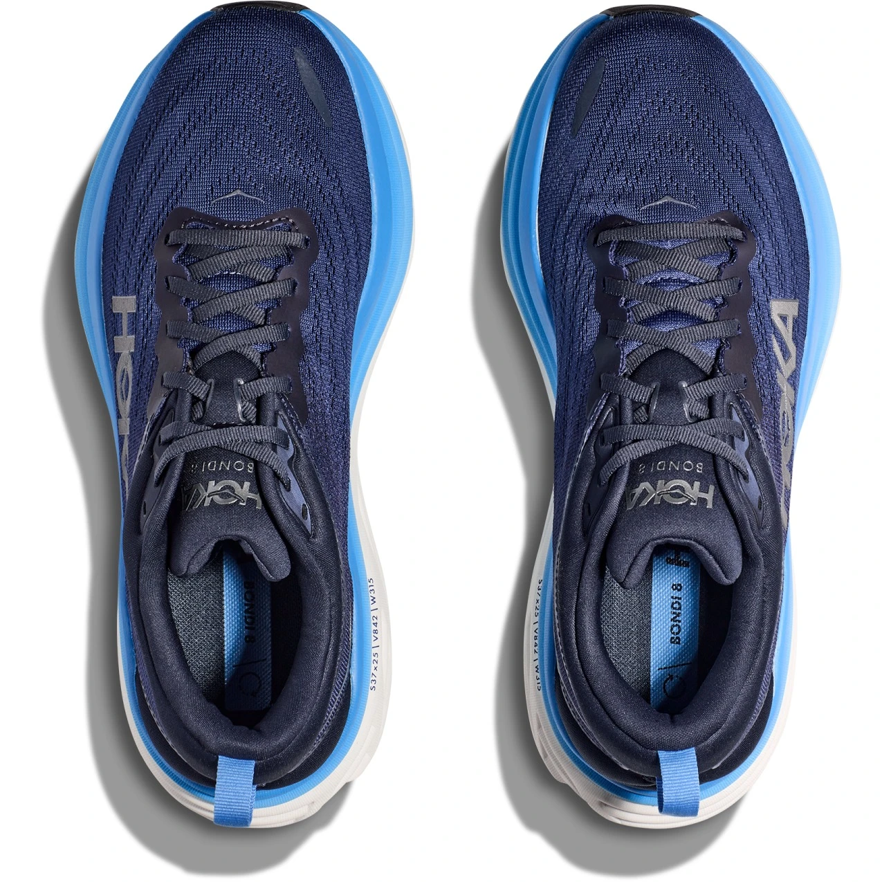 Hoka Bondi 8 Running Shoes Men - Outer Space / All Aboard 5 Hoka Bondi 8 Running Shoes Men - Outer Space / All Aboard - Image 5