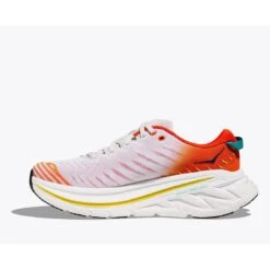 Hoka Bondi X Running Shoes - Blanc De Blanc / Flame -RunGear Elite hoka bondi x running shoes blanc de blanc flame 3 1460241