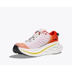 Hoka Bondi X Running Shoes - Blanc De Blanc / Flame -RunGear Elite hoka bondi x running shoes blanc de blanc flame 6 1460244