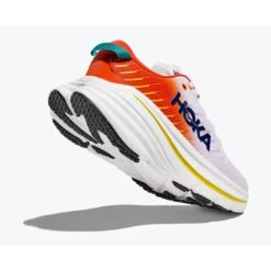 Hoka Bondi X Running Shoes - Blanc De Blanc / Flame -RunGear Elite hoka bondi x running shoes blanc de blanc flame 7 1460245
