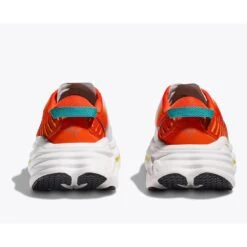 Hoka Bondi X Running Shoes - Blanc De Blanc / Flame -RunGear Elite hoka bondi x running shoes blanc de blanc flame 8 1460238
