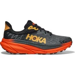 Hoka Challenger 7 Running Shoes Men - Castlerock / Flame -RunGear Elite hoka challenger 7 running shoes castlerock flame 2 1502334