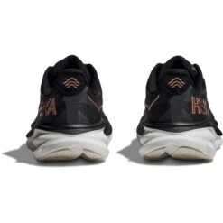 Hoka Clifton 9 Running Shoes Women - Black / Rose Gold -RunGear Elite hoka clifton 9 womens running shoes black rose gold 7 1502401