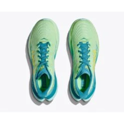 Hoka Mach 5 Running Shoes - Lime Glow / Ocean Mist -RunGear Elite hoka mach 5 running shoes lime glow ocean mist1 3 1503117