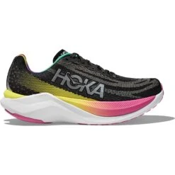 Hoka Mach X Running Shoes Women - Black / Silver -RunGear Elite hoka mach x womens running shoes black silver 2 1503052