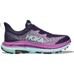 Hoka Mafate Speed 4 Running Shoes Women - Night Sky / Orchid Flower -RunGear Elite hoka mafate speed 4 womens running shoes night sky orchid flower 1 1503163