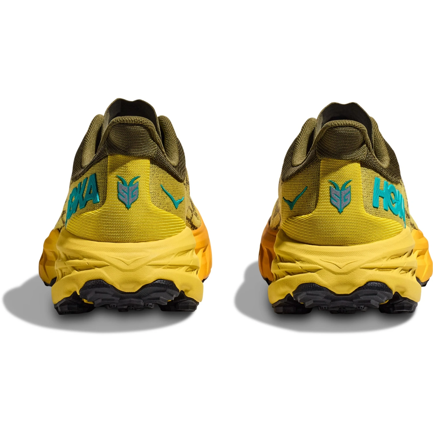 Hoka Speedgoat 5 Running Shoes Men - Avocado / Passion Fruit 6 Hoka Speedgoat 5 Running Shoes Men - Avocado / Passion Fruit - Image 6