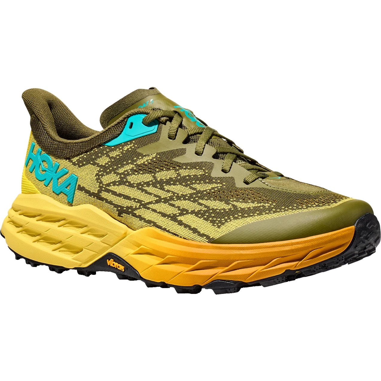 Hoka Speedgoat 5 Running Shoes Men - Avocado / Passion Fruit 1 Hoka Speedgoat 5 Running Shoes Men - Avocado / Passion Fruit