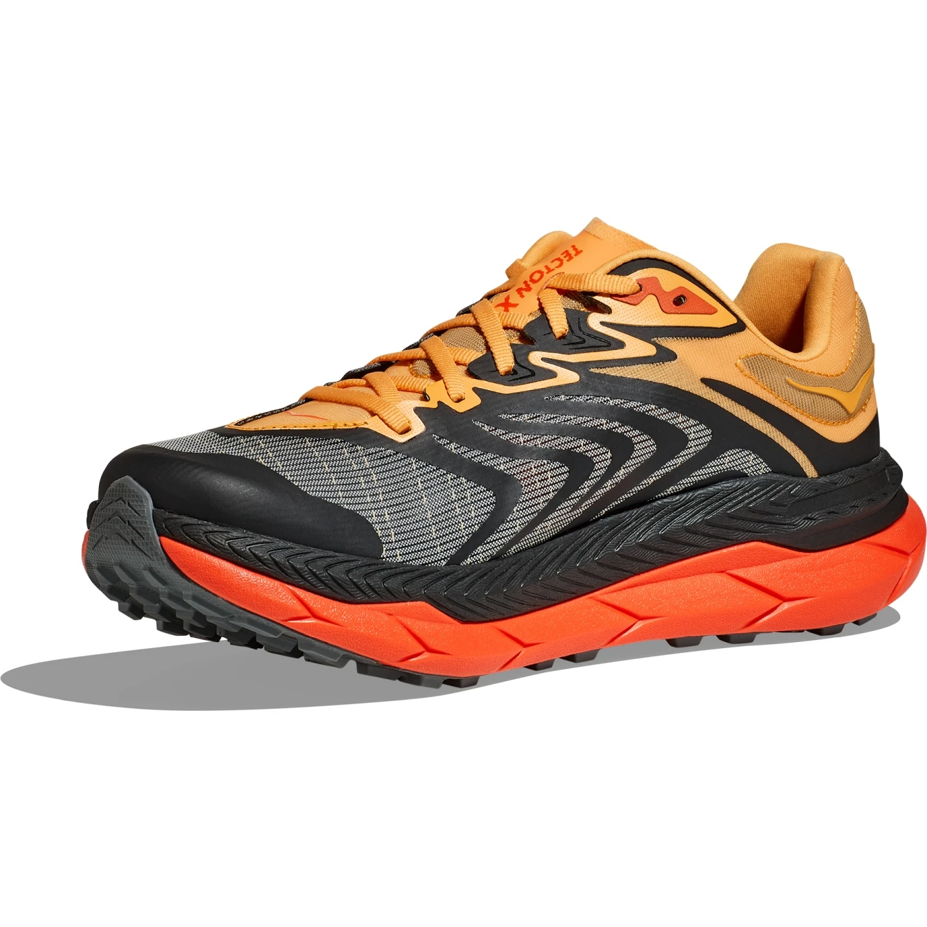 Hoka Tecton X 2 Running Shoes Men - Black / Flame 2 Hoka Tecton X 2 Running Shoes Men - Black / Flame - Image 2