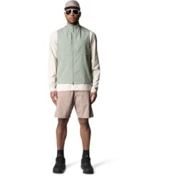 Houdini Pace Hybrid Vest Men - Frost Green -RunGear Elite houdini mens pace hybrid vest frost green 5 1333734