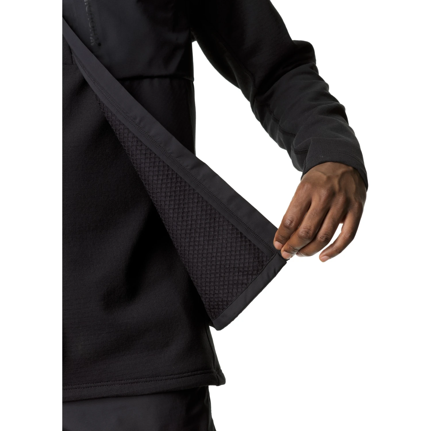 Houdini Pace Hybrid Vest Men - True Black 8 Houdini Pace Hybrid Vest Men - True Black - Image 8