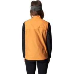 Houdini Pace Hybrid Vest Women - Sun Ray -RunGear Elite houdini womens pace hybrid vest sun ray 4 1150664