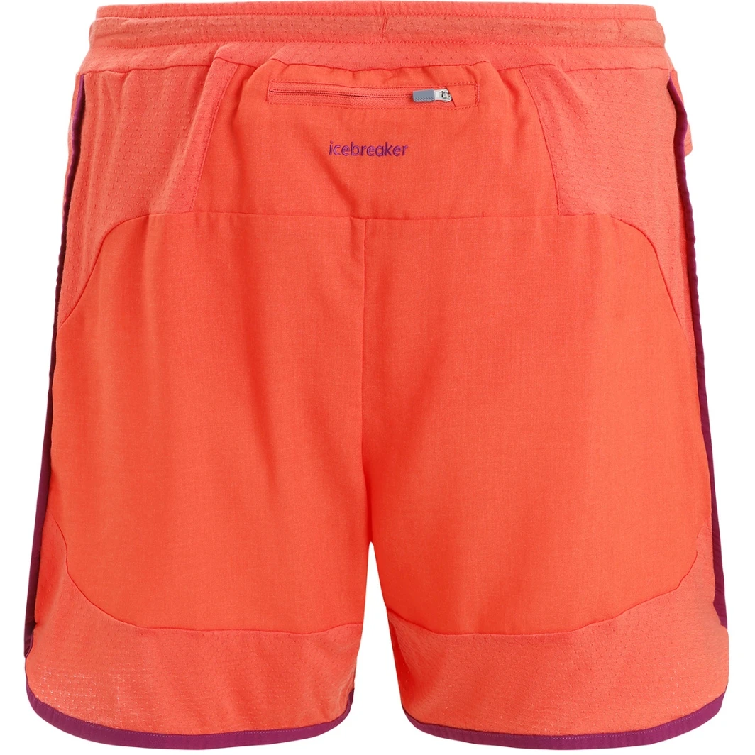Icebreaker ZoneKnit™ Shorts Men - Vibrant Earth/Go Berry 4 Icebreaker ZoneKnit™ Shorts Men - Vibrant Earth/Go Berry - Image 4
