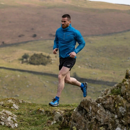 Inov-8 Raceshell Half Zip Running Jacket - Blue 5 Inov-8 Raceshell Half Zip Running Jacket - Blue - Image 5