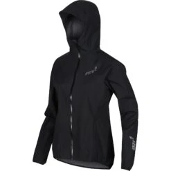Inov-8 Stormshell Fullzip V2 Women's Jacket - Black -RunGear Elite inov 8 stormshell v2 womens jacket black 4 1470664