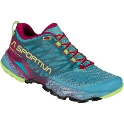 La Sportiva Akasha II Running Shoes Women - Topaz/Red Plum