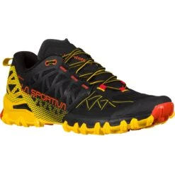 La Sportiva Bushido II GTX Running Shoes - Black/Yellow -RunGear Elite la sportiva bushido ii gtx running shoes black yellow 2 1494836