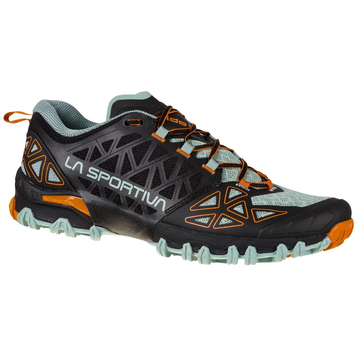 La Sportiva Bushido II Running Shoes - Black/Hawaiian Sun 1 La Sportiva Bushido II Running Shoes - Black/Hawaiian Sun
