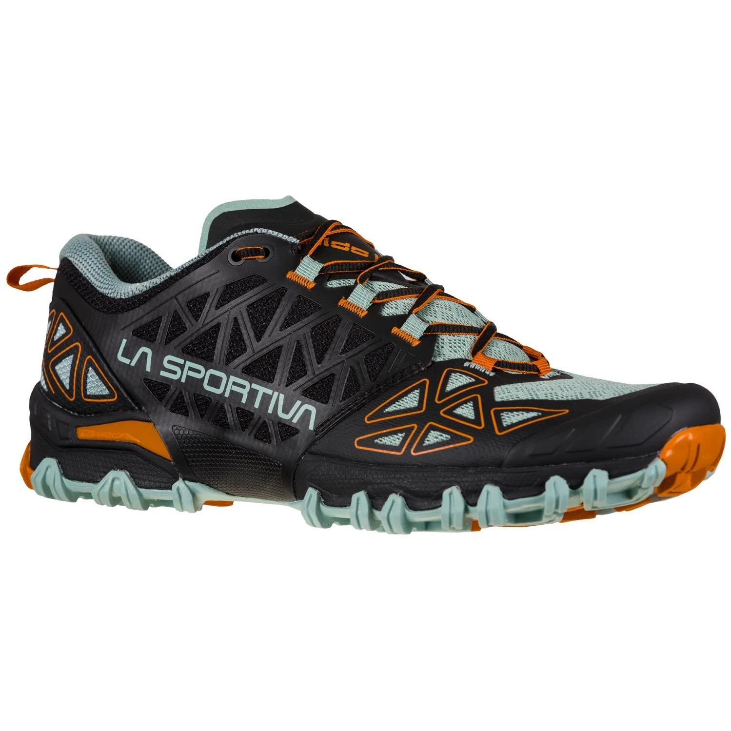La Sportiva Bushido II Running Shoes - Black/Hawaiian Sun 7 La Sportiva Bushido II Running Shoes - Black/Hawaiian Sun - Image 7