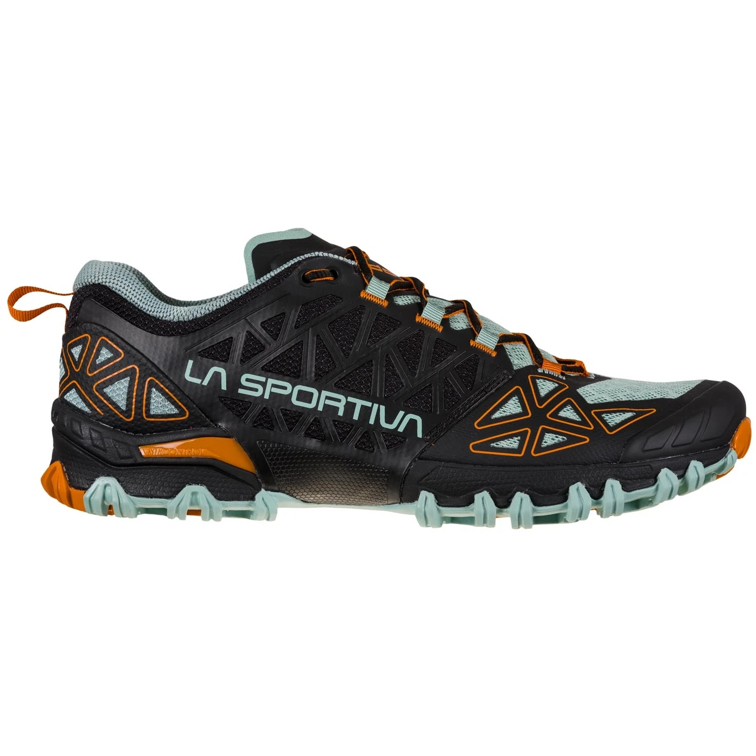 La Sportiva Bushido II Running Shoes - Black/Hawaiian Sun 2 La Sportiva Bushido II Running Shoes - Black/Hawaiian Sun - Image 2