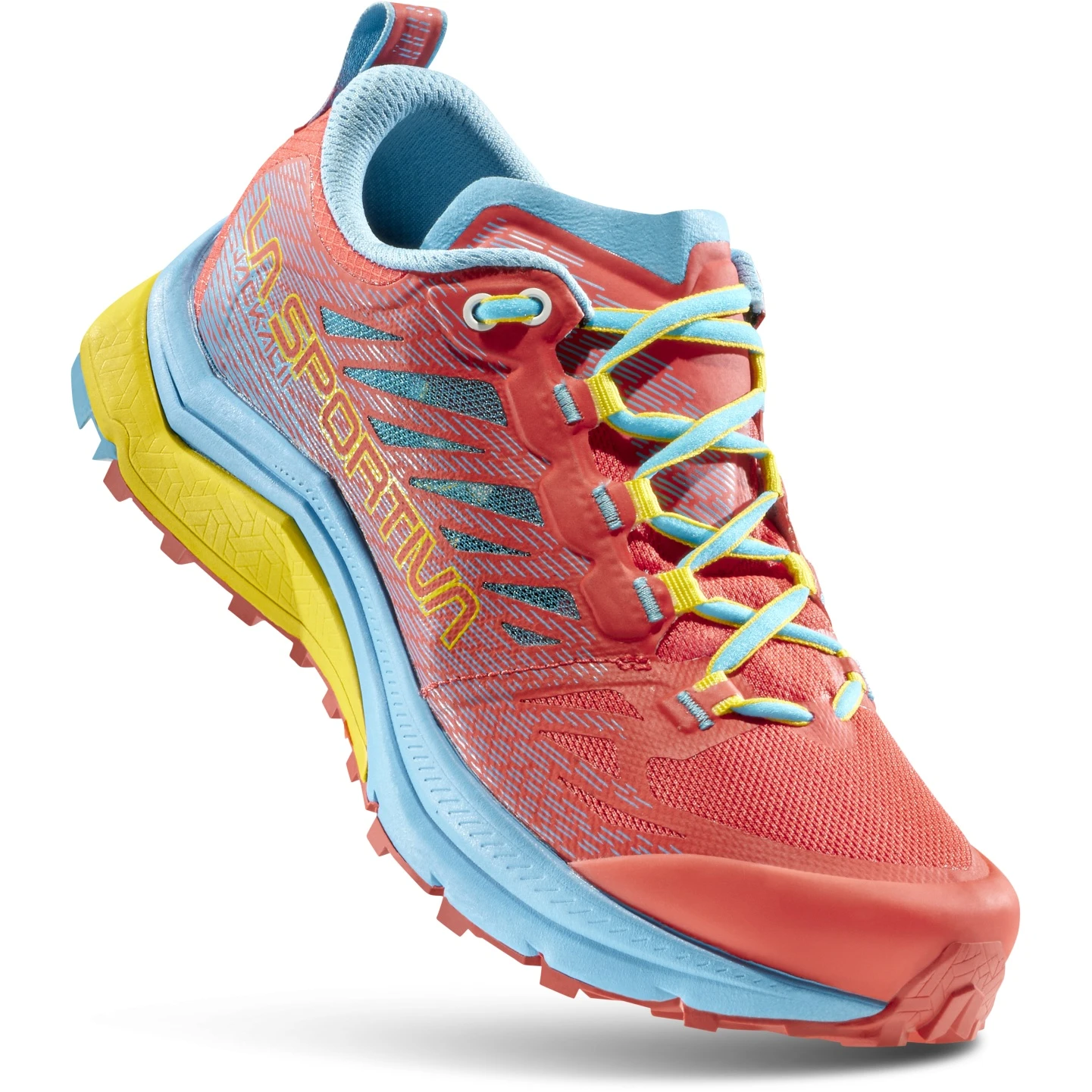 La Sportiva Jackal II Running Shoes Women - Hibiscus/Malibu Blue 2 La Sportiva Jackal II Running Shoes Women - Hibiscus/Malibu Blue - Image 2