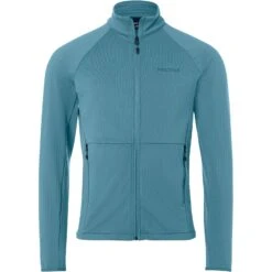 Marmot Leconte Fleece Jacket - Moon River -RunGear Elite marmot leconte fleece jacket moon river 4 1532823