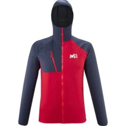 Millet Intense Light Trail Running Jacket Men - Red/Saphir