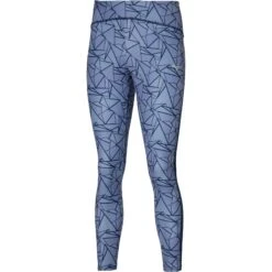 Mizuno 7/8 Printed Tights Women J2GB2204 - Vintage Indigo