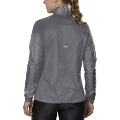 Mizuno Aero Jacket Women - Heather -RunGear Elite mizuno aero womens jacket heather 4 1115858