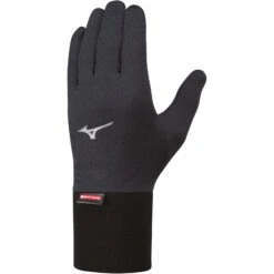 Mizuno Breath Thermo Light Weight Gloves - Black