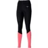 Mizuno Impulse Core Tights Women - Black / Sunkissed Coral