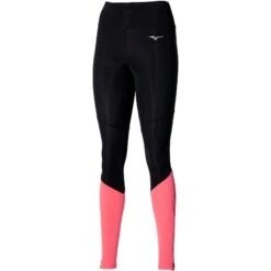Mizuno Impulse Core Tights Women - Black / Sunkissed Coral