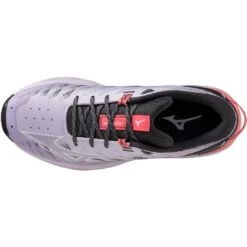 Mizuno Wave Daichi 7 Trail Running Shoes Women - Pastel Lilac / Wisteria / Sun Kissed Coral -RunGear Elite mizuno wave daichi 7 womens trail running shoes pastel lilac wisteria sun kissed coral 4 1399016