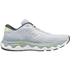 Mizuno Wave Horizon 6 Running Shoes Women - Heather / White / Neo Lime -RunGear Elite mizuno wave horizon 6 womens running shoes heather white neo lime 3 1236061
