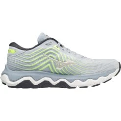 Mizuno Wave Horizon 6 Running Shoes Women - Heather / White / Neo Lime -RunGear Elite mizuno wave horizon 6 womens running shoes heather white neo lime 5 1236063