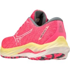 Mizuno Wave Inspire 19 Running Shoes Women - High-Vis Pink / Snow White / Luminous -RunGear Elite mizuno wave inspire 19 womens running shoes high vis pink snow white luminous 4 1503745