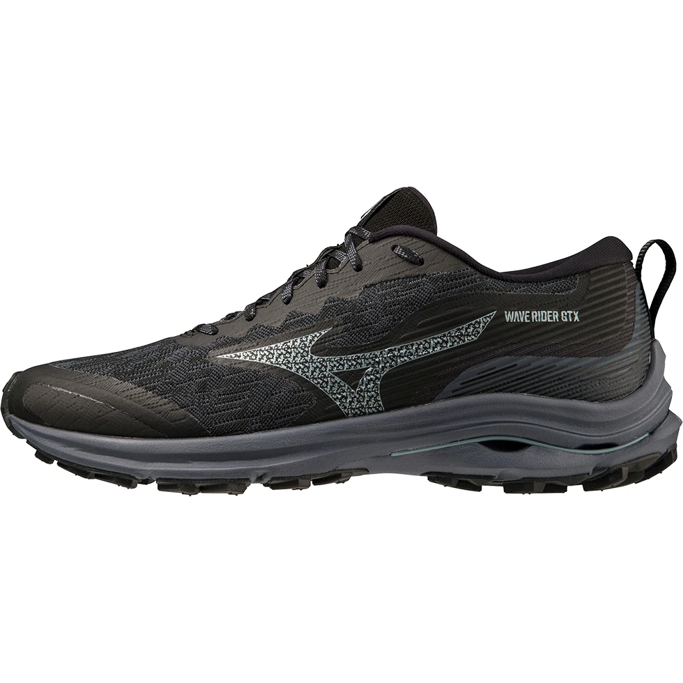 Mizuno Wave Rider GTX Trail Running Shoes Men - Black / Ombre Blue / Glacial Ridge 1 Mizuno Wave Rider GTX Trail Running Shoes Men - Black / Ombre Blue / Glacial Ridge