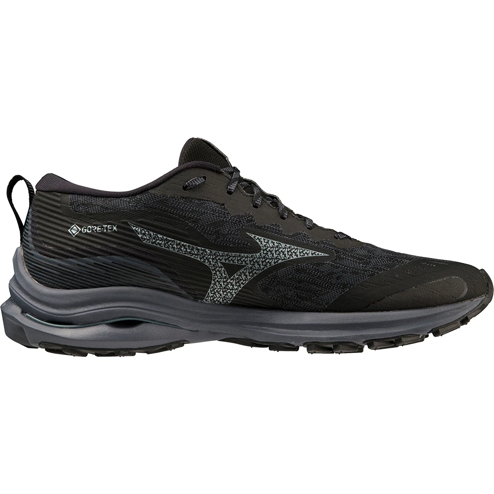 Mizuno Wave Rider GTX Trail Running Shoes Men - Black / Ombre Blue / Glacial Ridge 2 Mizuno Wave Rider GTX Trail Running Shoes Men - Black / Ombre Blue / Glacial Ridge - Image 2