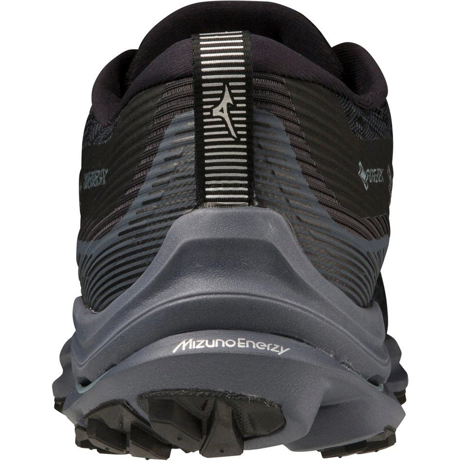 Mizuno Wave Rider GTX Trail Running Shoes Men - Black / Ombre Blue / Glacial Ridge 5 Mizuno Wave Rider GTX Trail Running Shoes Men - Black / Ombre Blue / Glacial Ridge - Image 5