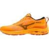 Mizuno Wave Rider GTX Trail Running Shoes Men - Zinnia / Tigerlily / Black