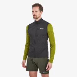 Montane Featherlite Windproof Gilet - Black -RunGear Elite montane featherlite gilet black 4 1444770